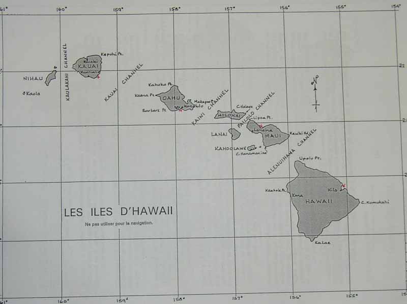 carte hawai