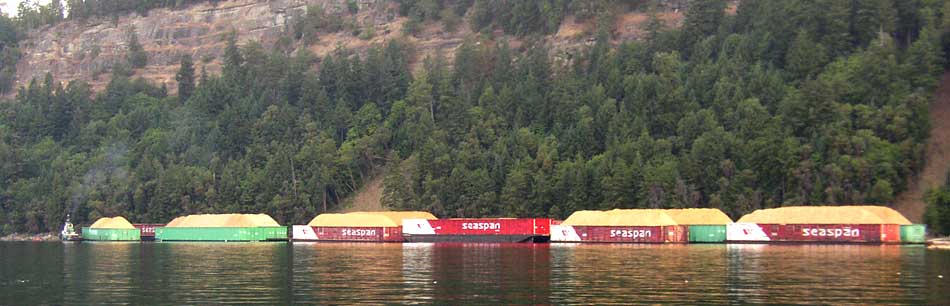 Flottille de barges