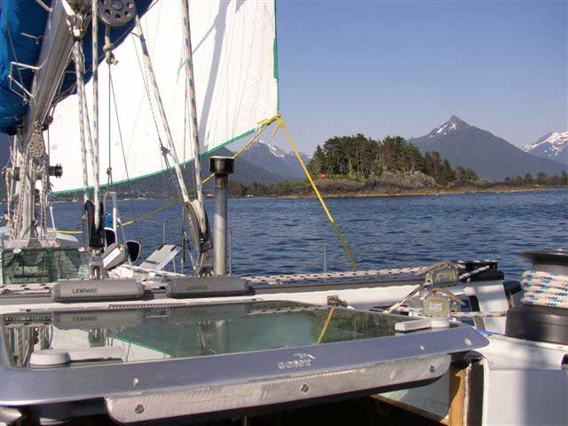 Sitka, entre du port