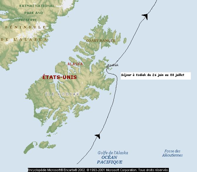 Carte de Kodiak