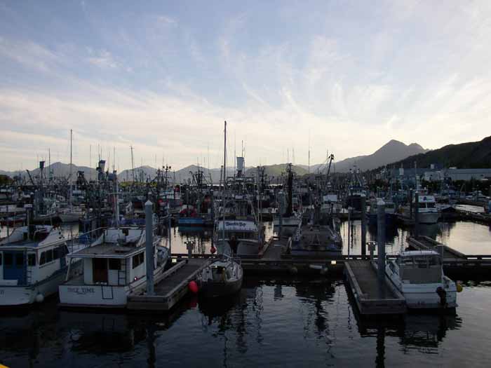 Vue du port de Saint Paul, Kodiak