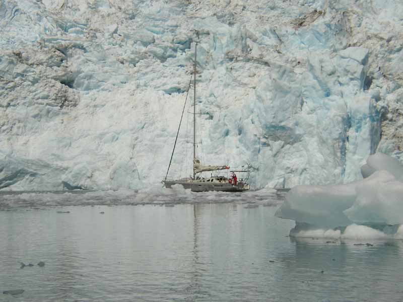 Patago devant Barry  Glacier