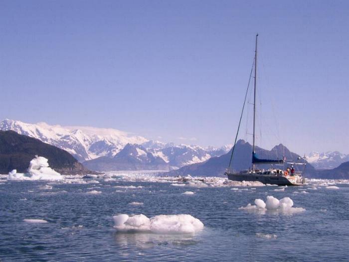 Patago 50 dans le champ de glace