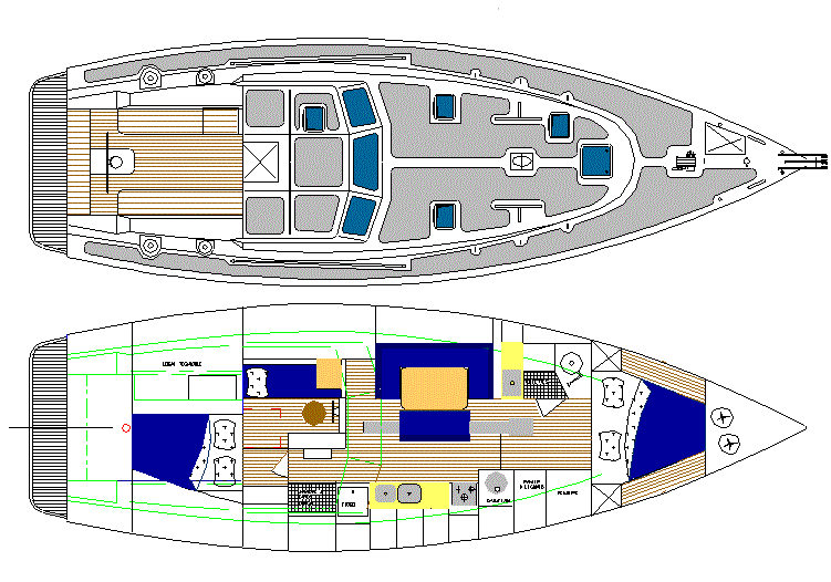 Vue de dessus CORDOVA 40